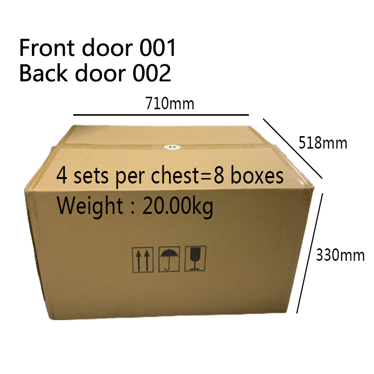 TOYOTA Front door 001 Back door 002