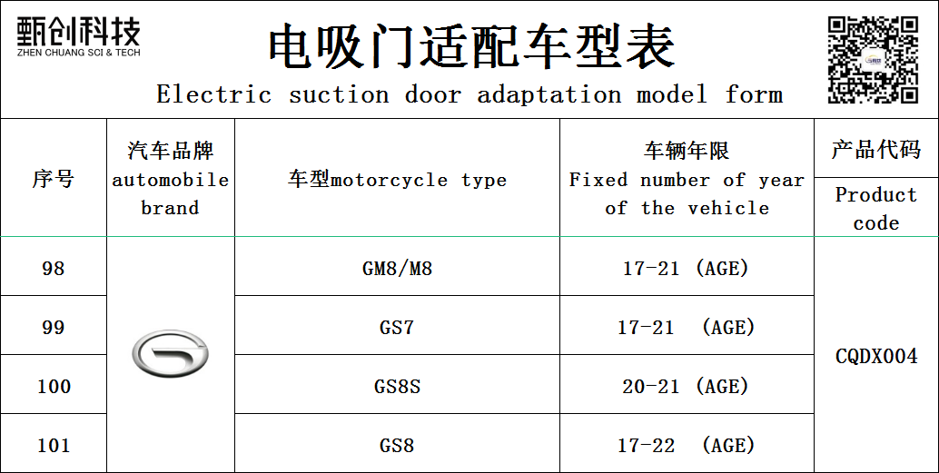 TRUMPCHI CQDX004