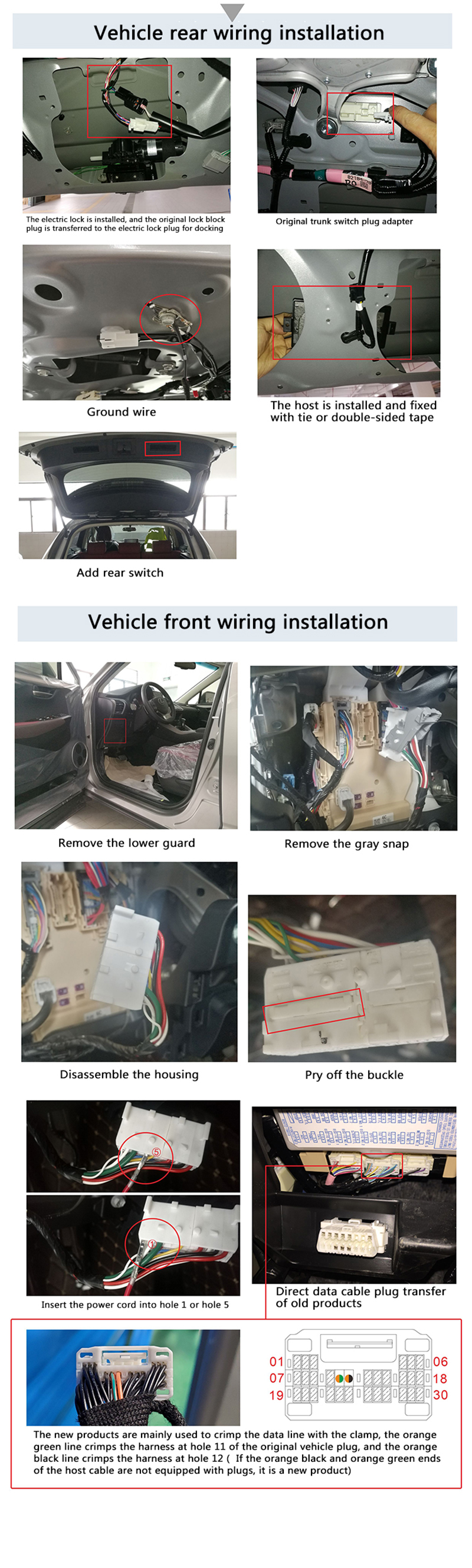 Original factory structure 15-20 Lexus NX