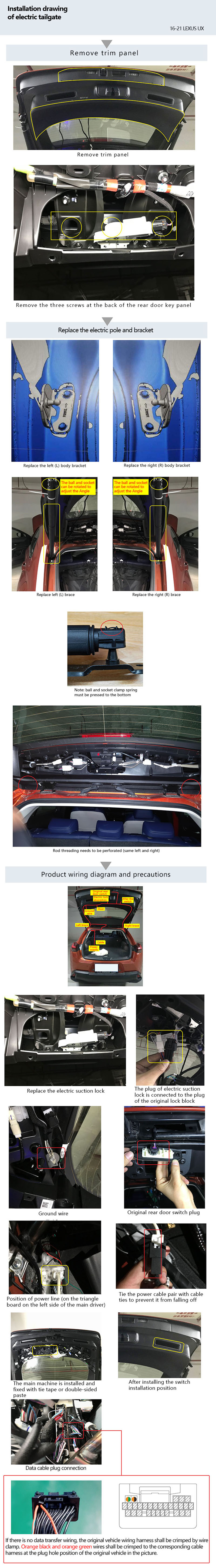 Original factory structure 19-20 Lexus UX