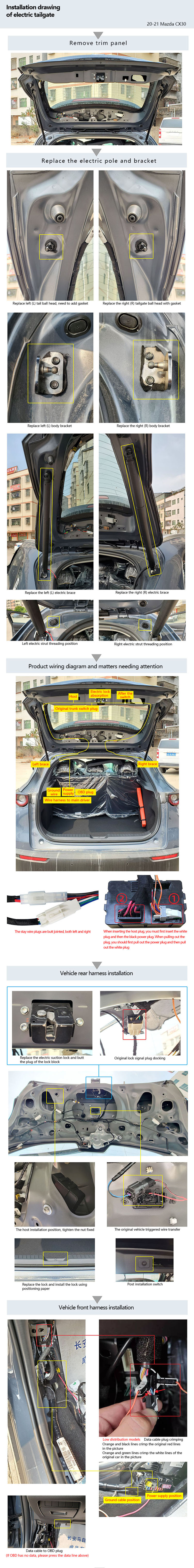 Original factory structure 2020-21 MAZDA CX-30