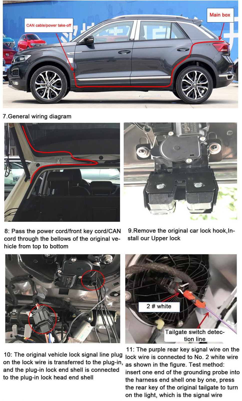 Original factory structure 2018 T-ROC