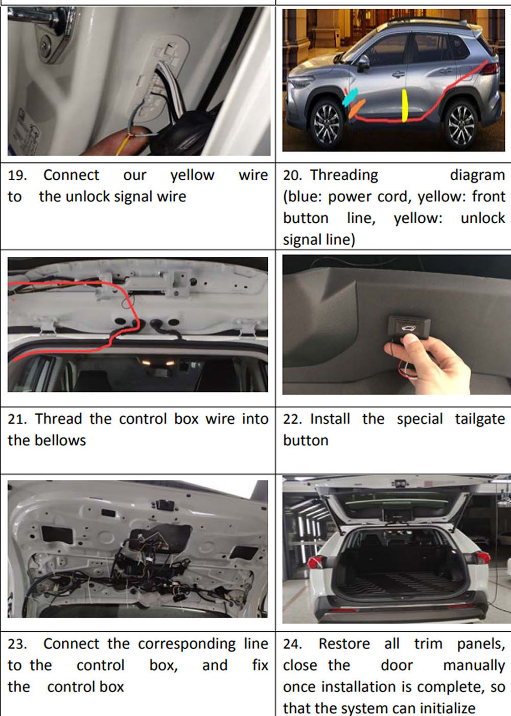 20-22 TOYOTA YARIS CROSS