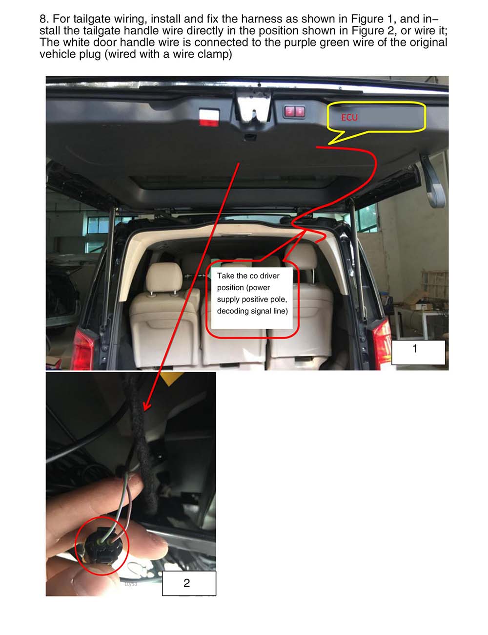 Original factory structure 2016  Benz Vito