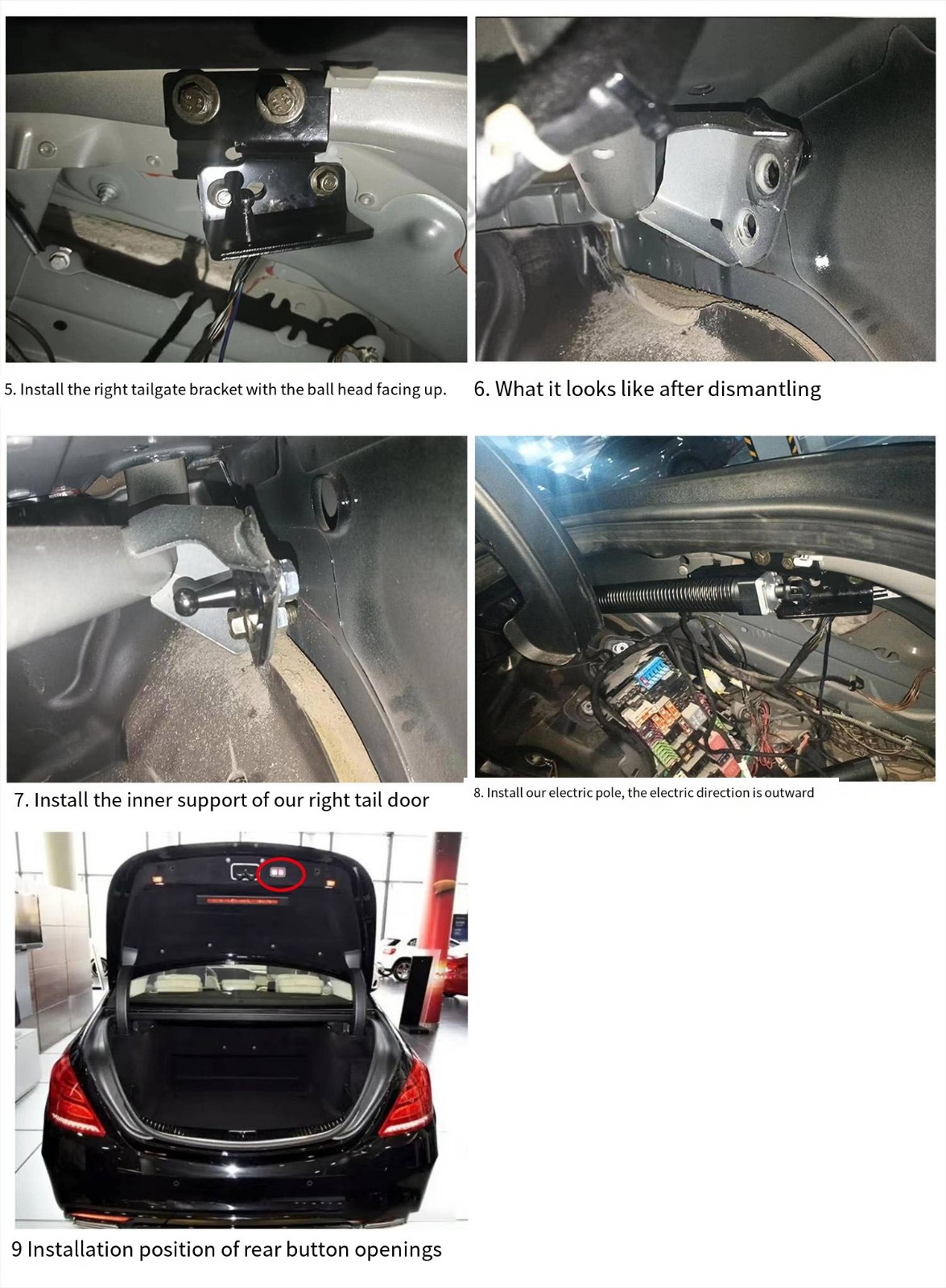 Original factory structure 2014-2020 Benz S Class
