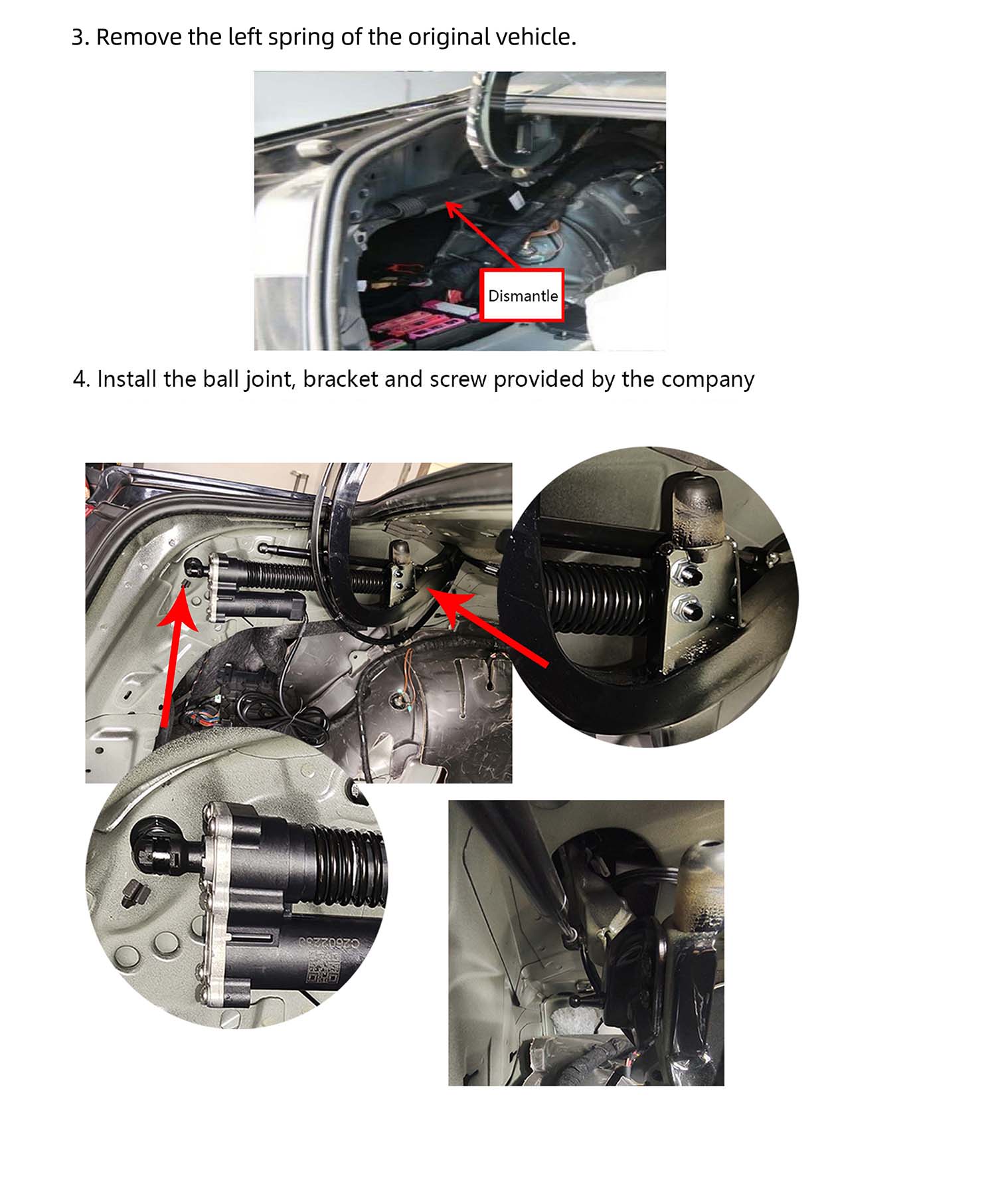 12-18 Audi A6L single rod