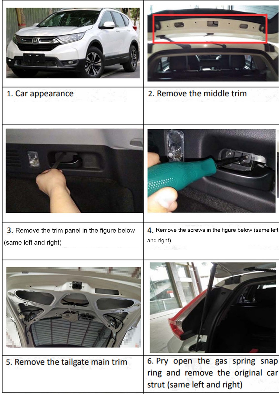 12-16 Honda CRV