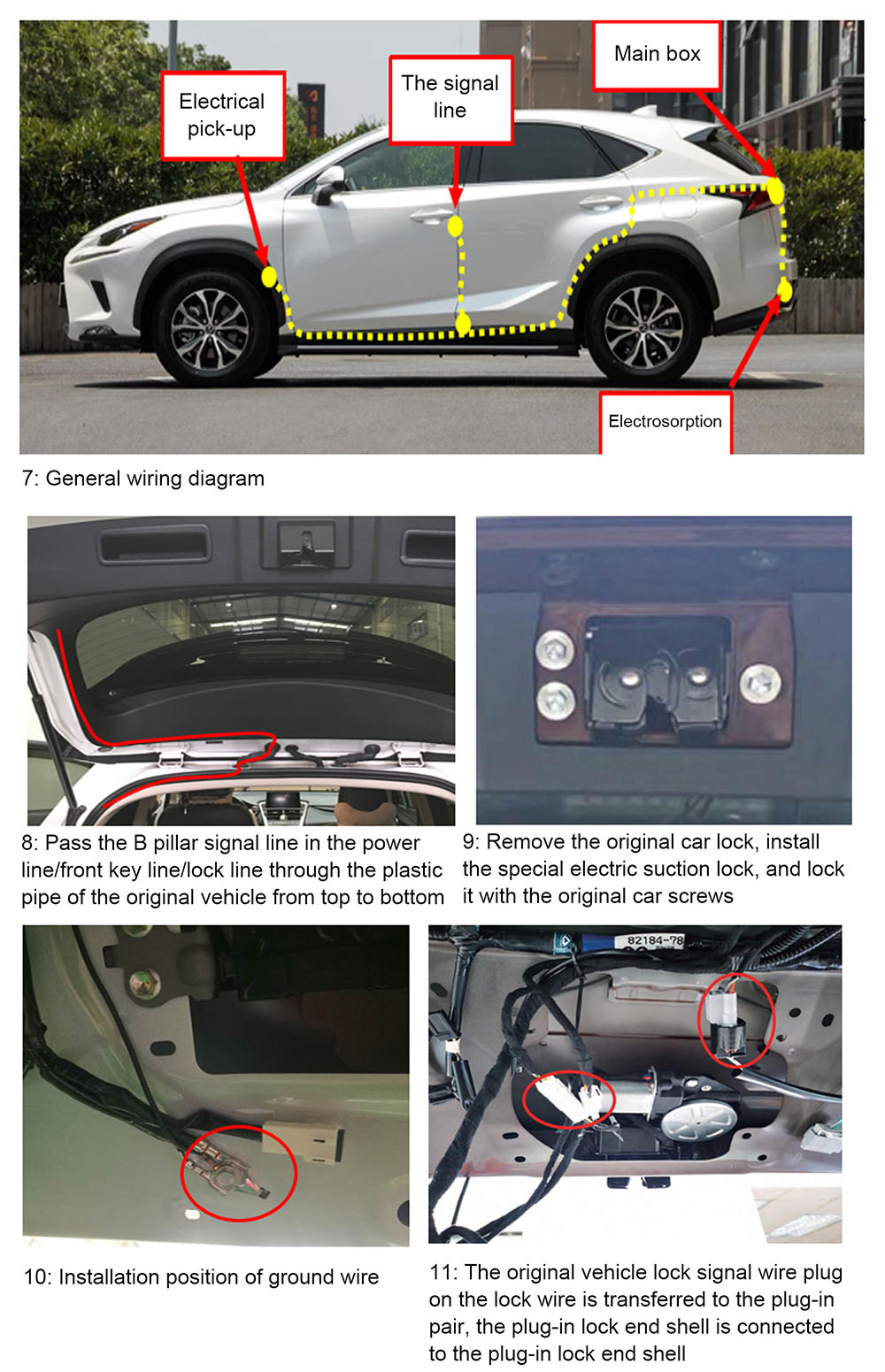 Original factory structure 15-21 Lexus NX