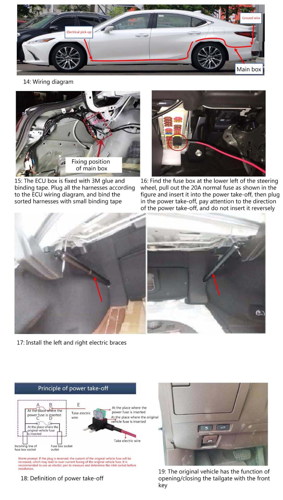 Original factory structure 18  Lexus ES