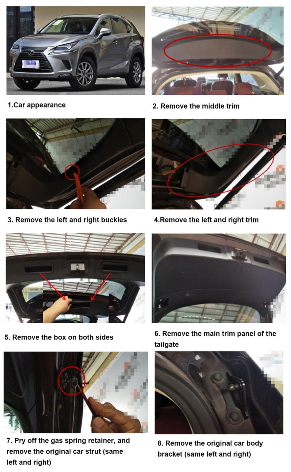 Original factory structure 22  Lexus NX