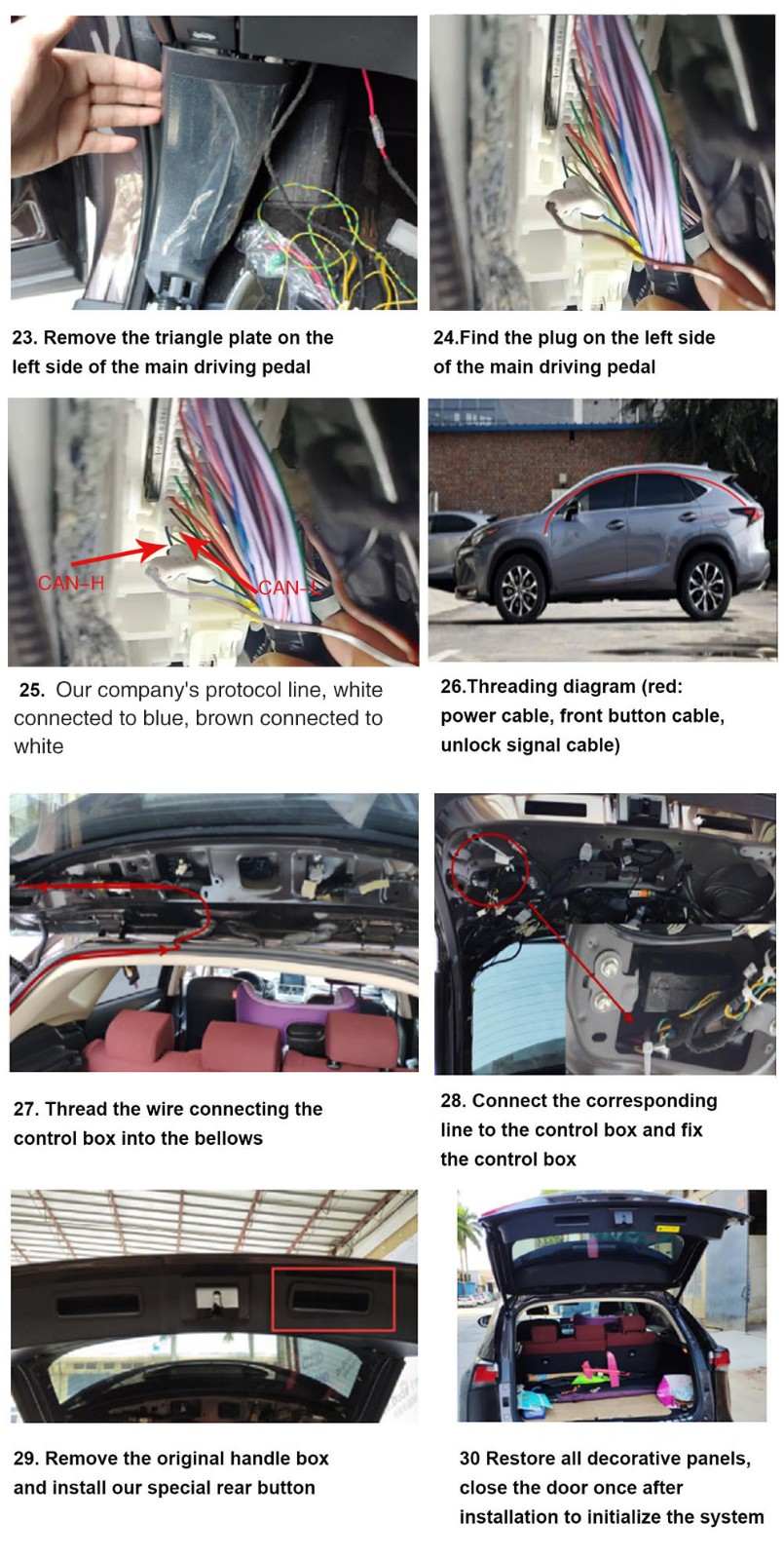 Original factory structure 22  Lexus NX