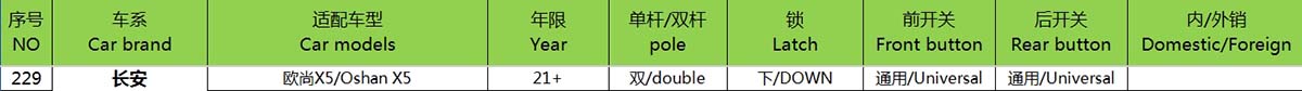 21 CHANGAN oushangX5