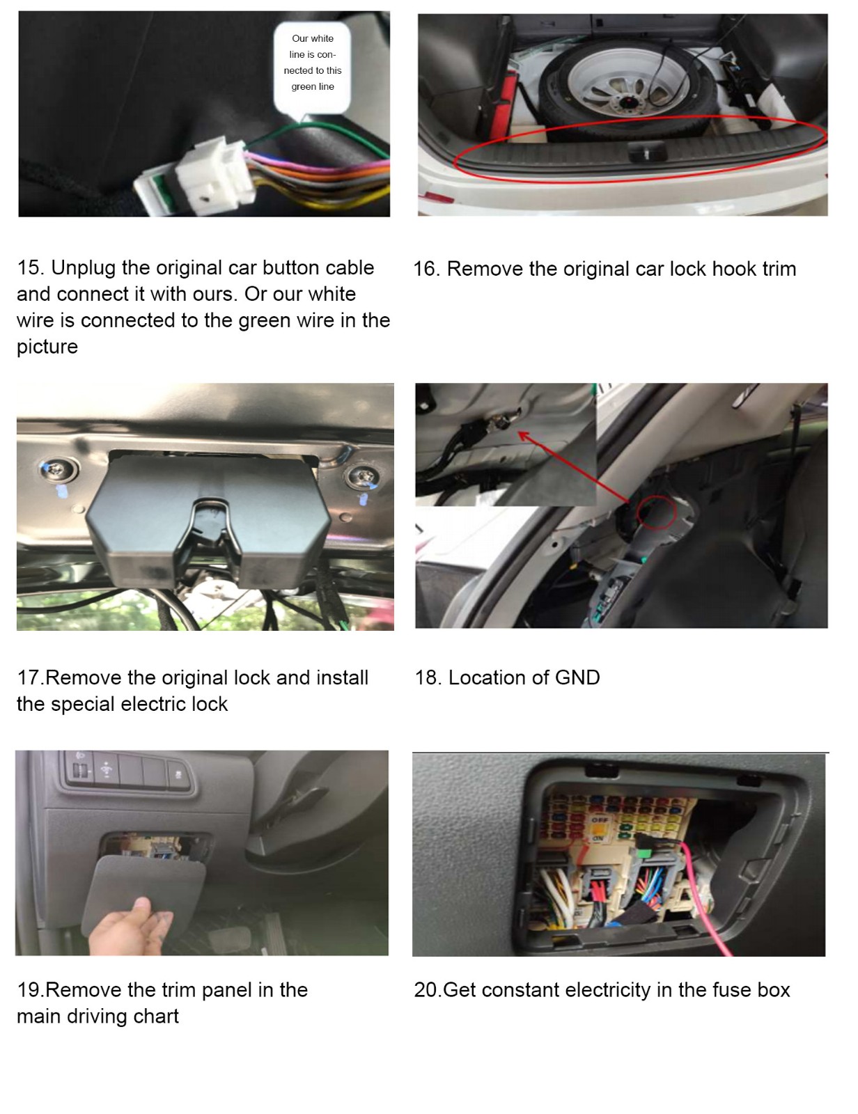 Original factory structure 15-18HYUNDAI TUCSON