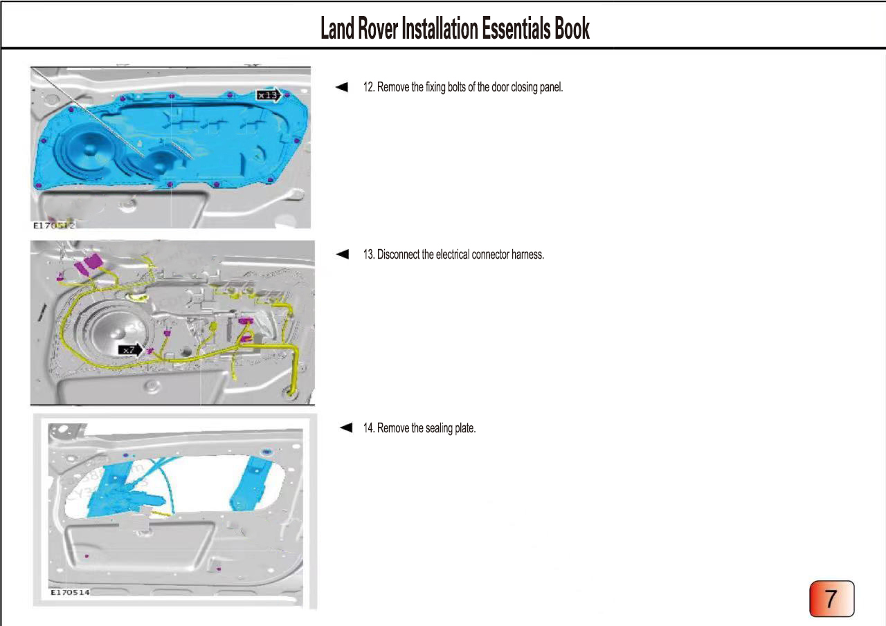 Land Rover electric suction door