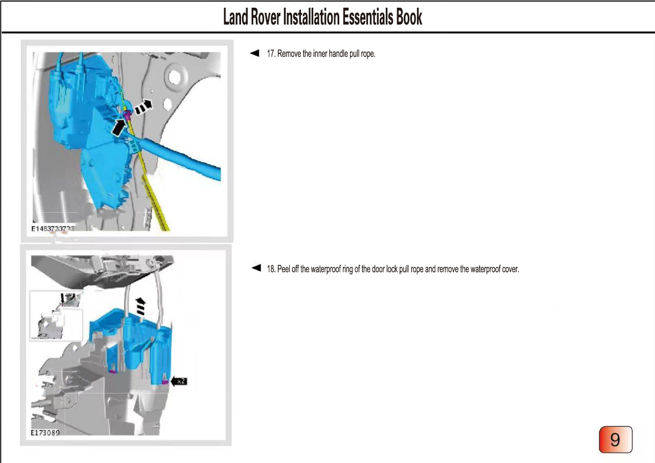 Land Rover electric suction door