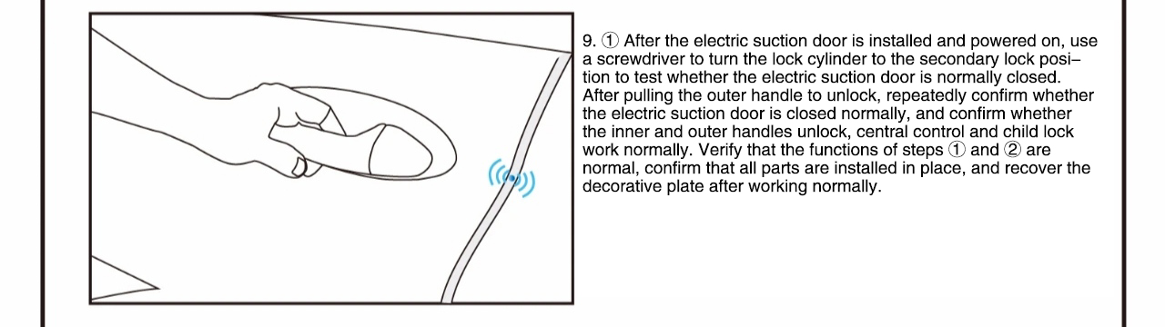 Lynkco electric suction door