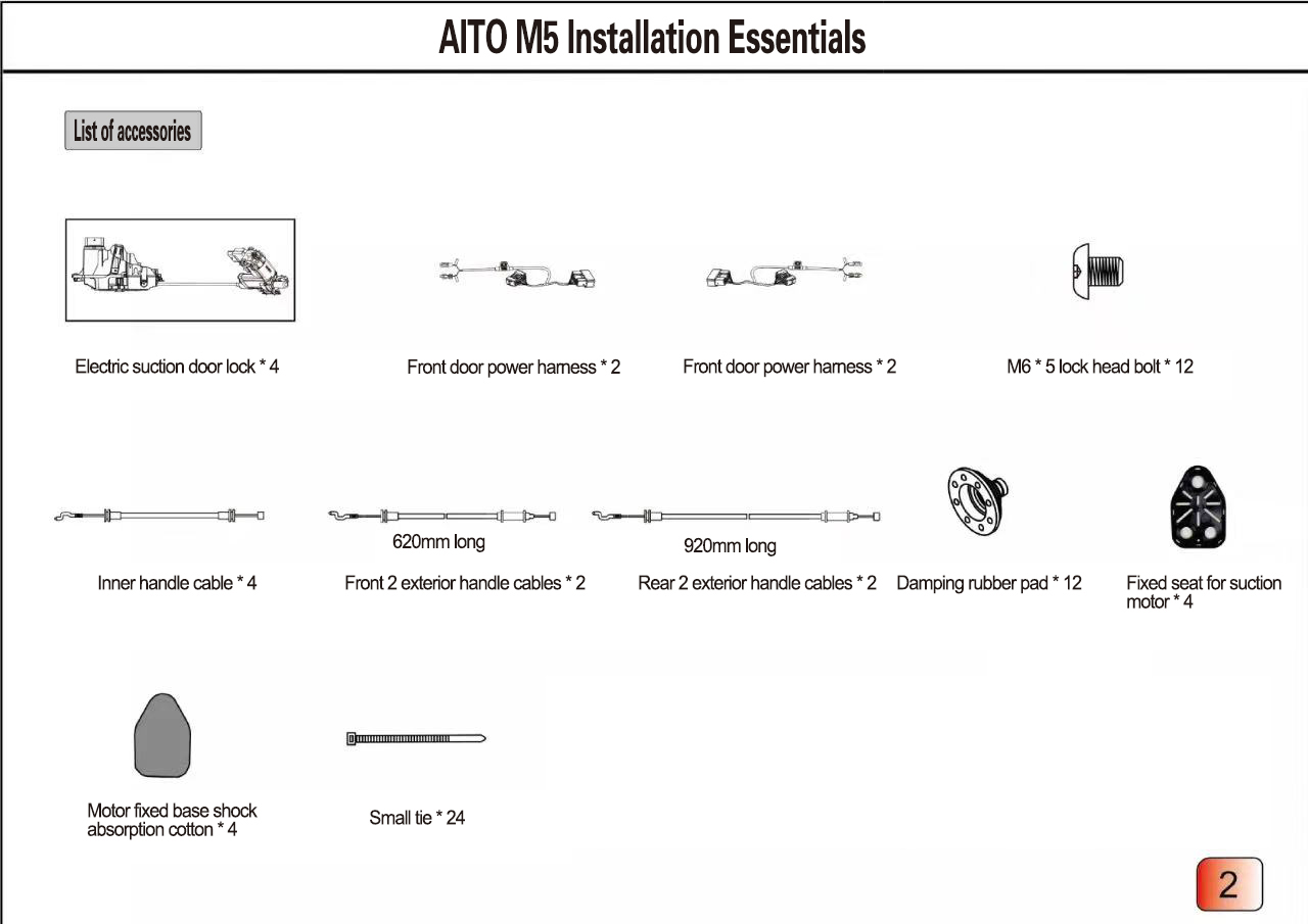 AITO electric suction door