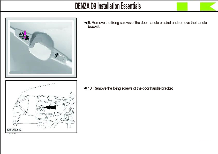 Denza electric suction door