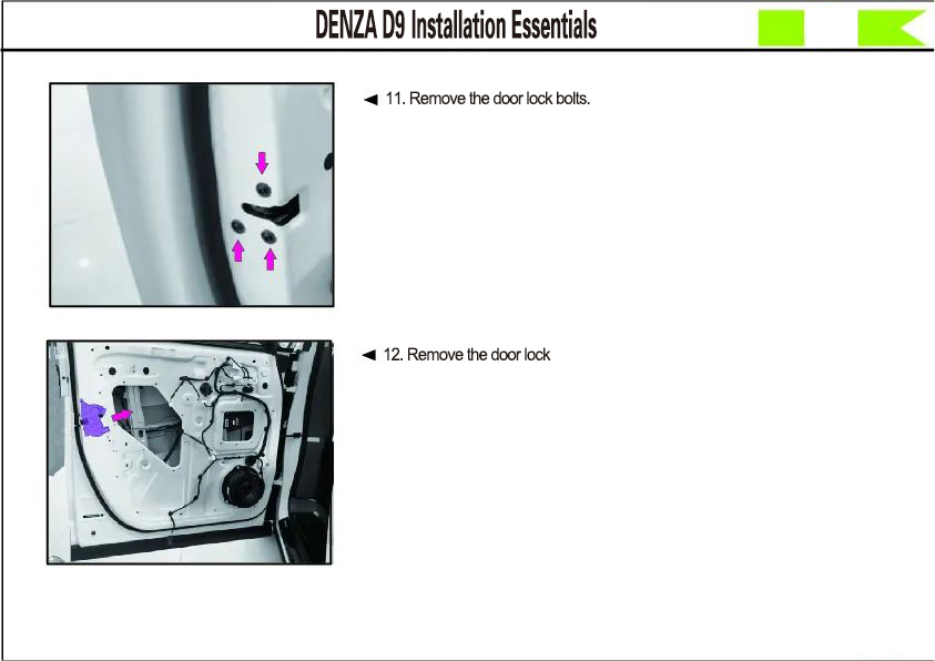 Denza electric suction door