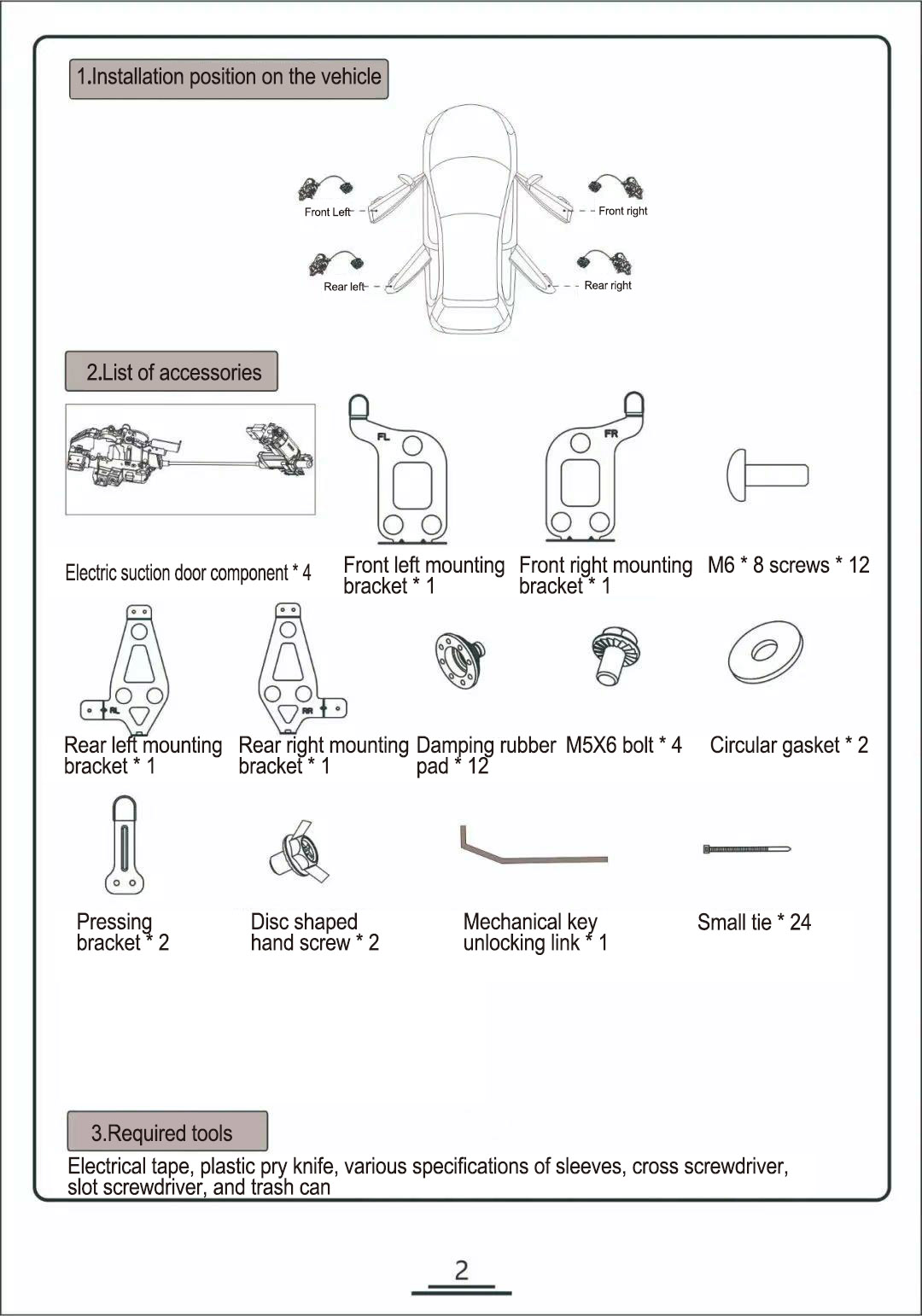 LeadingIdeal Electric suction door