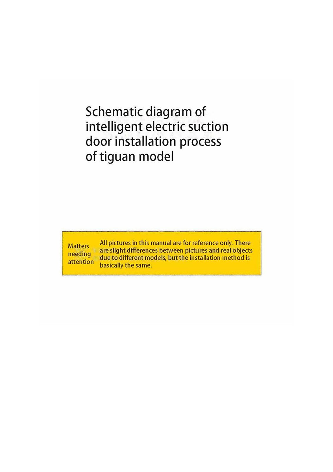Volkswagen electric suction door DZDX007